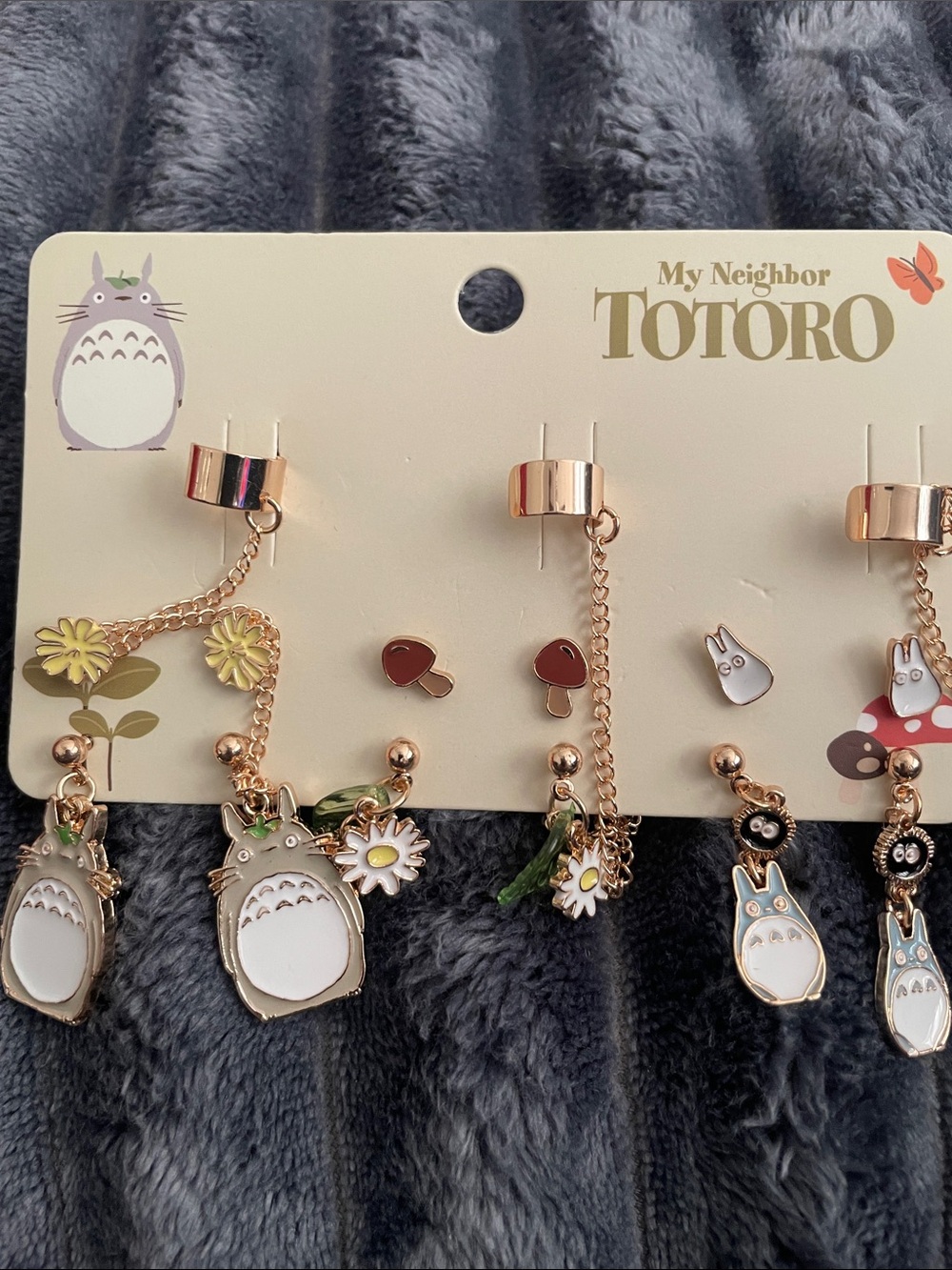 My Neighbor Totoro Daisy Multi Earcuff/ Earring Set